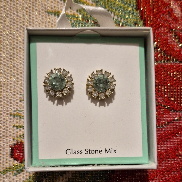 Jewelry - Elegant Glass Stone Mix Earrings